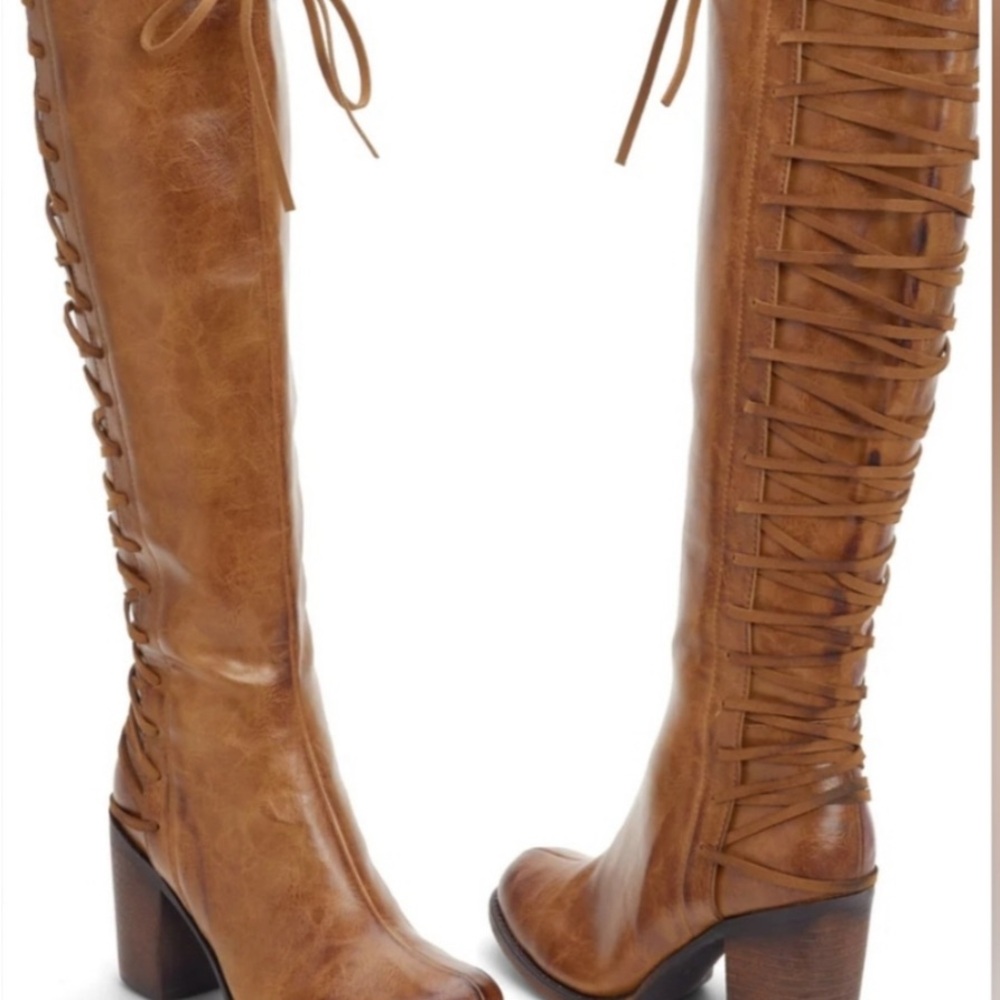 Women's Tan Knee-High Boots VENUS sz 8.5 New no tags
